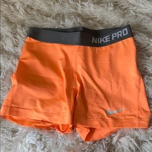 Orange Nike Spandex